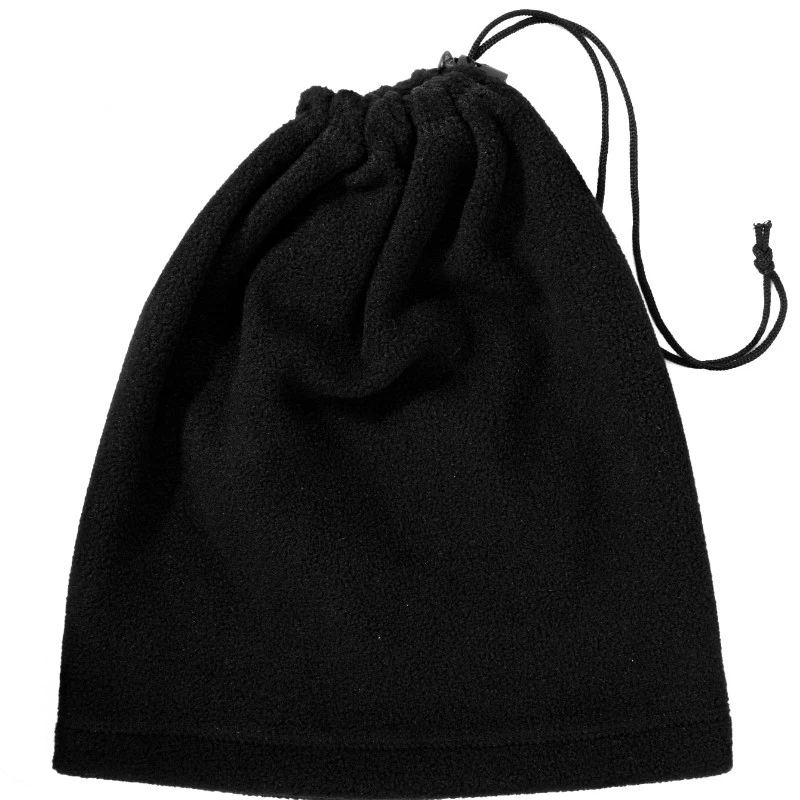 Pure Black Polar Fleece Headscarf 05