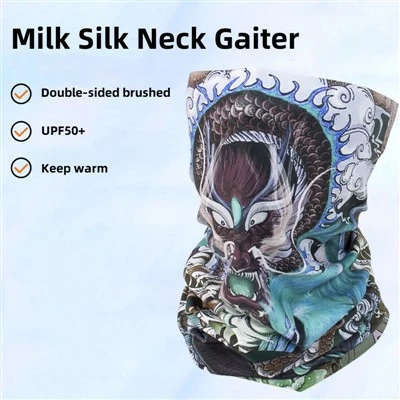 UPF 50+ Thermo Double Milk Silk Neck Gaiter
